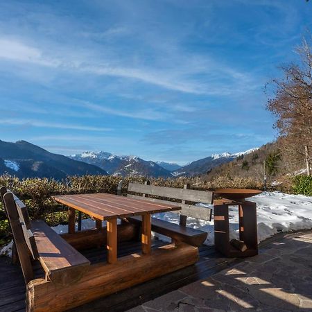 Panoramic House Carnia - Mountain View Apt With Parking And Terraces Villa Ligosullo Eksteriør billede