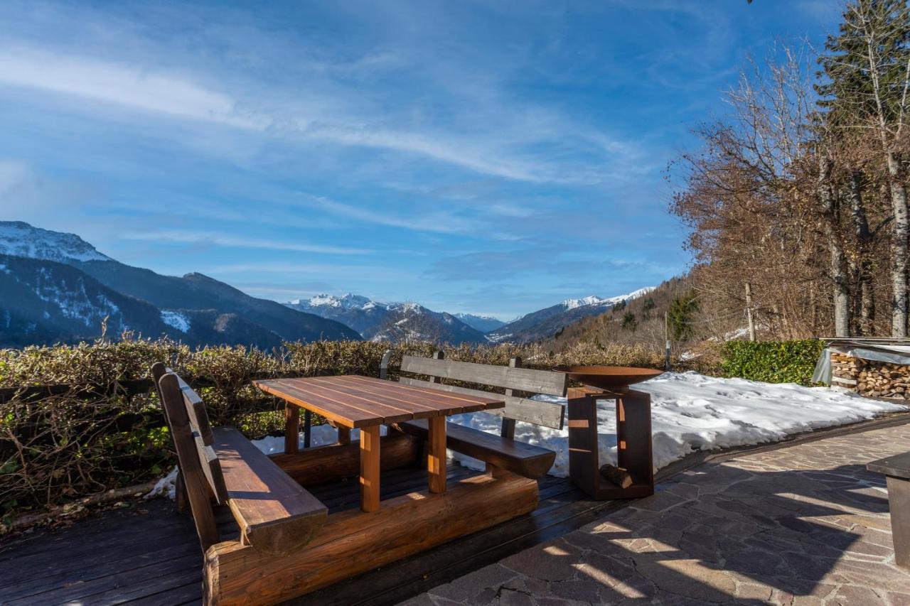 Panoramic House Carnia - Mountain View Apt With Parking And Terraces Villa Ligosullo Eksteriør billede