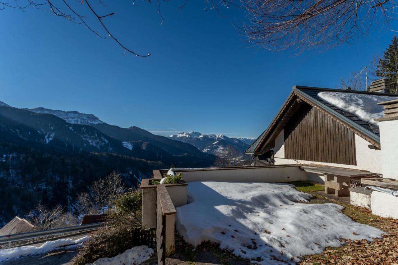 Panoramic House Carnia - Mountain View Apt With Parking And Terraces Villa Ligosullo Eksteriør billede