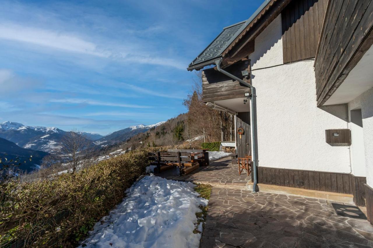 Panoramic House Carnia - Mountain View Apt With Parking And Terraces Villa Ligosullo Eksteriør billede
