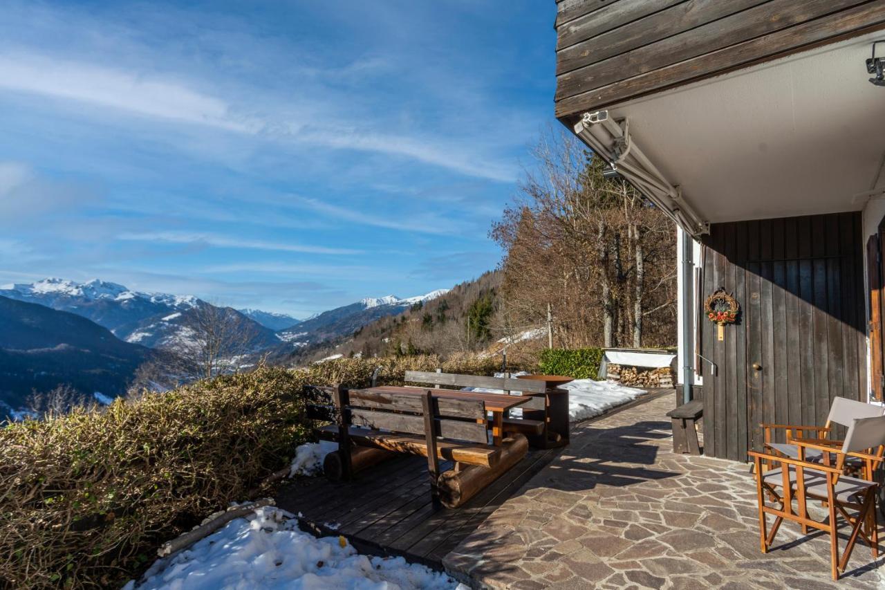 Panoramic House Carnia - Mountain View Apt With Parking And Terraces Villa Ligosullo Eksteriør billede