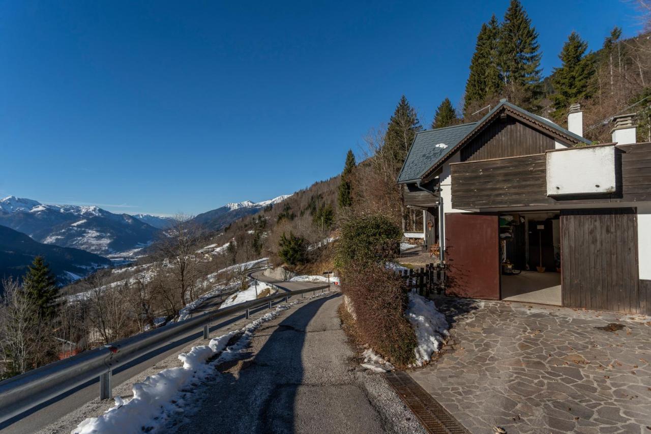 Panoramic House Carnia - Mountain View Apt With Parking And Terraces Villa Ligosullo Eksteriør billede